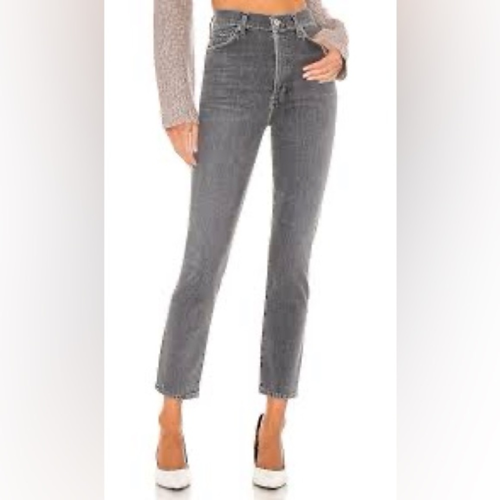 Olivia Ankle High Rise Slim in Silvermist
Citizens of Humanity🩶